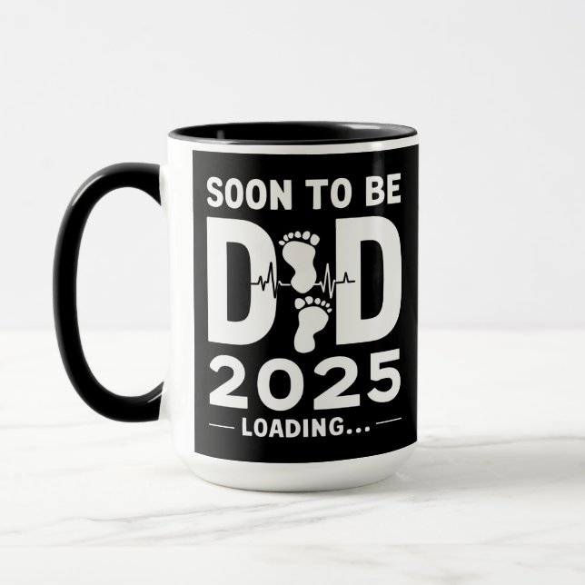 Taza Pronto Será Papá Este 2025 Nuevo Padre Para Ser (Izquierda)