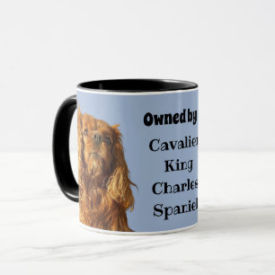 Taza Propiedad De Un Cavalier De Ruby King Charles Span