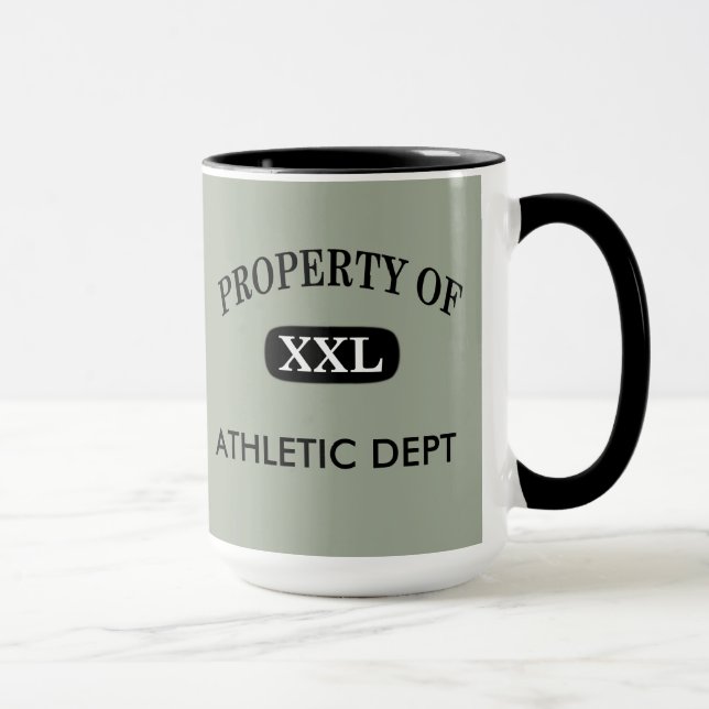 Taza Propiedad de XXL Su nombre (Derecha)