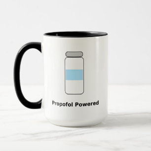 Taza Propofol Potenciado – Humor Divertido de Anestesió