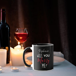 Taza Propuesta de matrimonio personalizada
