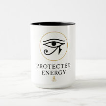 Protected Energy – Minimal Eye of Horus Symbol |