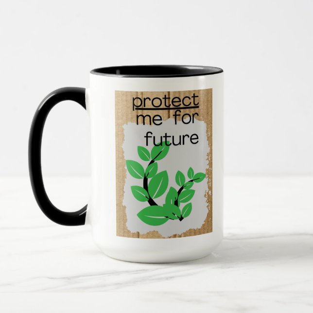 Taza Protegerme de las muelas (Izquierda)