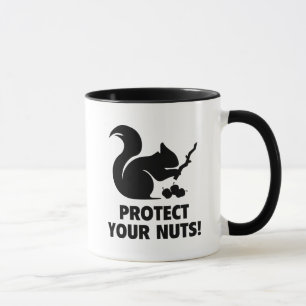 Taza ¡Proteja Sus Nueces!