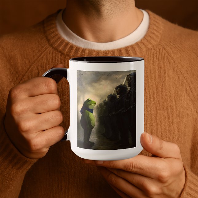 Taza Protesta de la Rana de Portland (Subido por el creador)