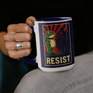 Taza Protesta de la Rana de Portland