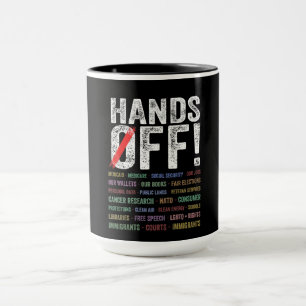 Taza Protesta sin manos