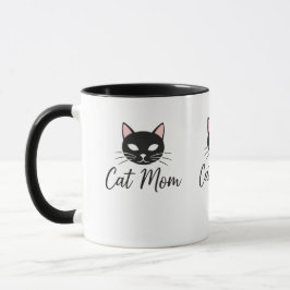 Taza Proud Cat Mom Coffee Mug  Cute Pet Mom Gift