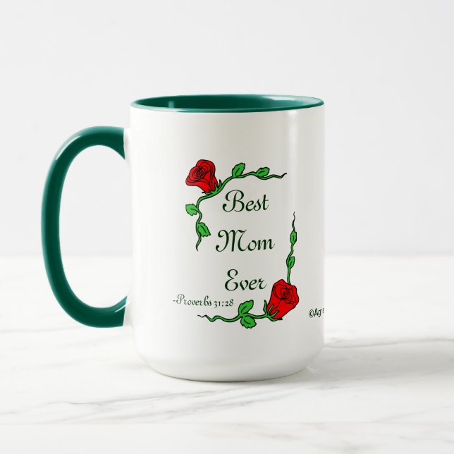 Taza Proverbios 31 Mejor Día de la Madre (Izquierda)