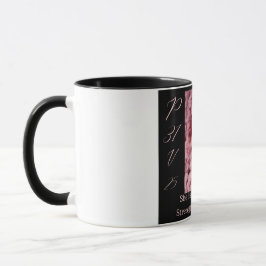 Taza Proverbios 31 Mujer Café negro y rosa delantero Mu