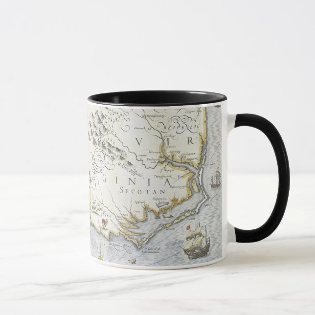 Taza Provinciarum 3 del artículo y de Floridae Americae (Derecha)
