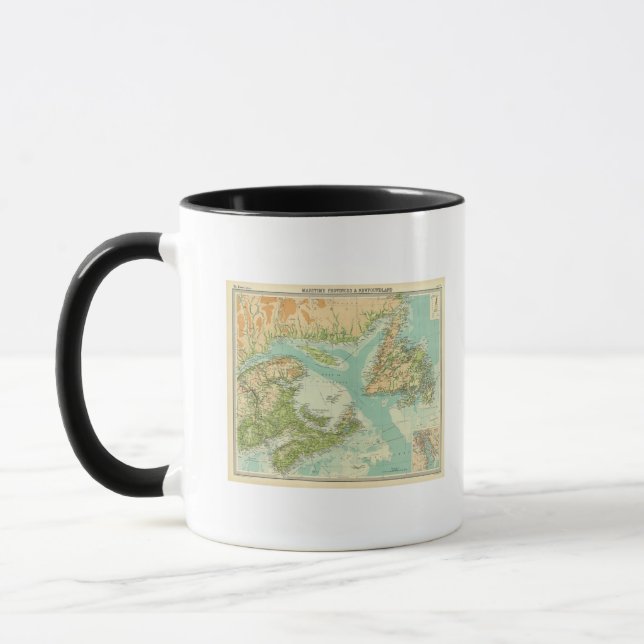 Taza Provincias marítimas y Terranova (Izquierda)