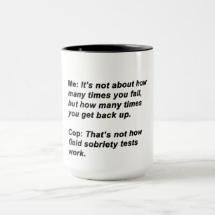 Taza Prueba de Sobriedad