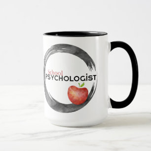 Taza Psicólogo de la escuela de diseño moderno Coffee