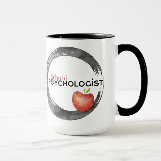 Taza Psicólogo de la escuela de diseño moderno Coffee M (Derecha)