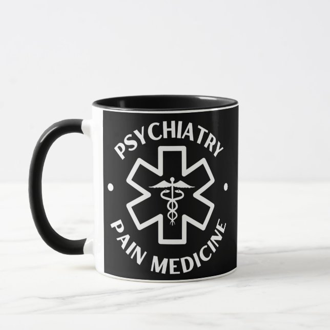 Taza Psiquiatría Dolor Médica Enfermería Médica (Izquierda)