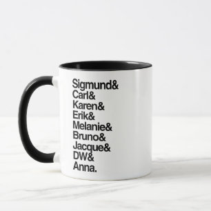 Taza Psychoanalysis's Greats - First Names