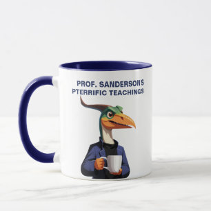 Taza Pterdactílico en Blazer y Turtleneck