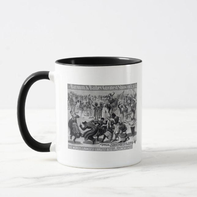 Taza Publicidad de poster, 'el Barnum y el Bailey (Izquierda)