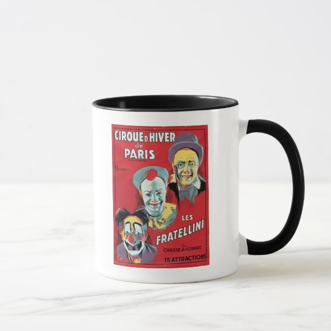 Taza Publicidad de poster el 'd'Hiver de la París de (Derecha)