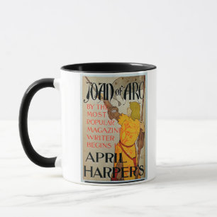 Taza Publicidad de poster "Juana de Arco" en abril