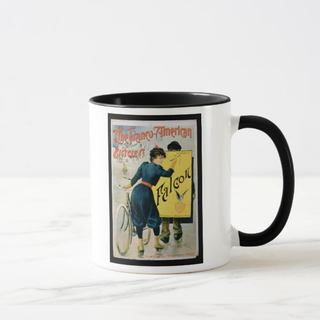 Taza Publicidad de poster 'la bicicleta (Derecha)