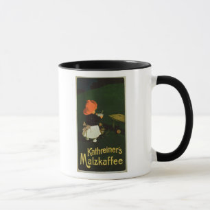 Taza Publicidad de poster para la 'malta Coffee de