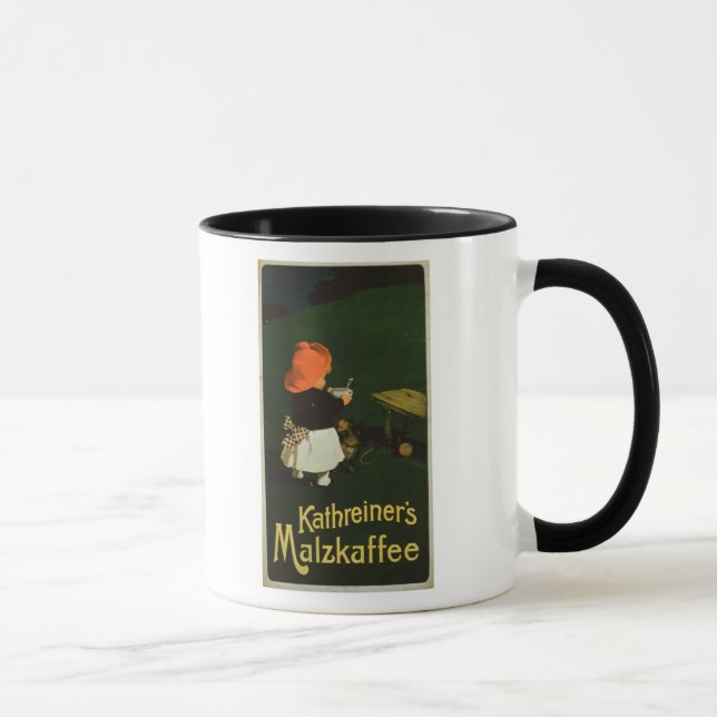 Taza Publicidad de poster para la 'malta Coffee de (Derecha)