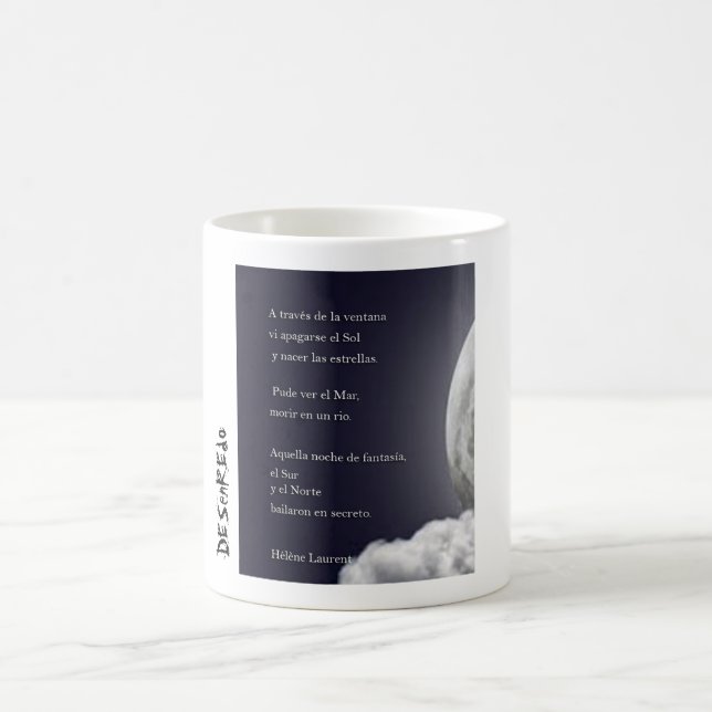 Taza Pude ver el mar morir en un río (Centro)