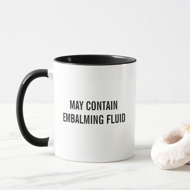 Taza Puede Contener Aclaramiento Fluido Funny (Con donut)