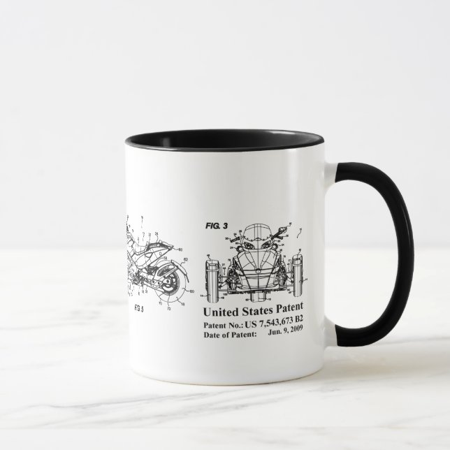 Taza Puede ser espía en EE. UU. tres diagramas de mug (Derecha)