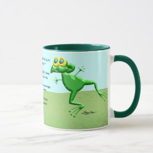 Taza Puede usted nunca encontrar ranas en sus