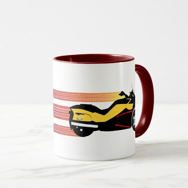 Taza Pueden la taza, la taza, o Stein de la "pisada" de (Anverso derecho)