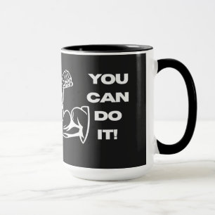 Taza Puedes Hacerlo Motivación Fitness Gimnasio Camiset