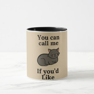 Taza Puedes Llamarme Si Quieres Gato