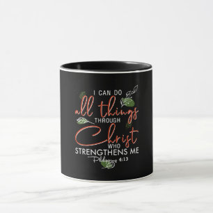 Taza Puedo Hacer Todas Las Cosas A Través De Cristo Que