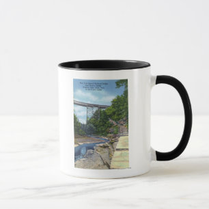 Taza Puente central de RR de Nueva York, la escalera de