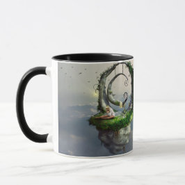 Taza Puente colgante de fantasía mágica - naturaleza en