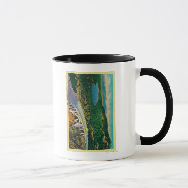 Taza Puente conmemorativo de Donner y (Derecha)