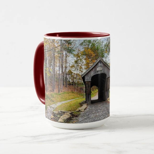 Taza Puente cubierto de la colina de la curtiduría del  (Anverso izquierdo)