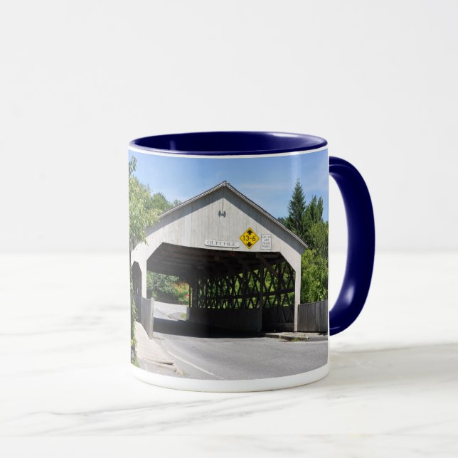 Taza Puente cubierto de la garganta del quechee - Mug (Anverso derecho)