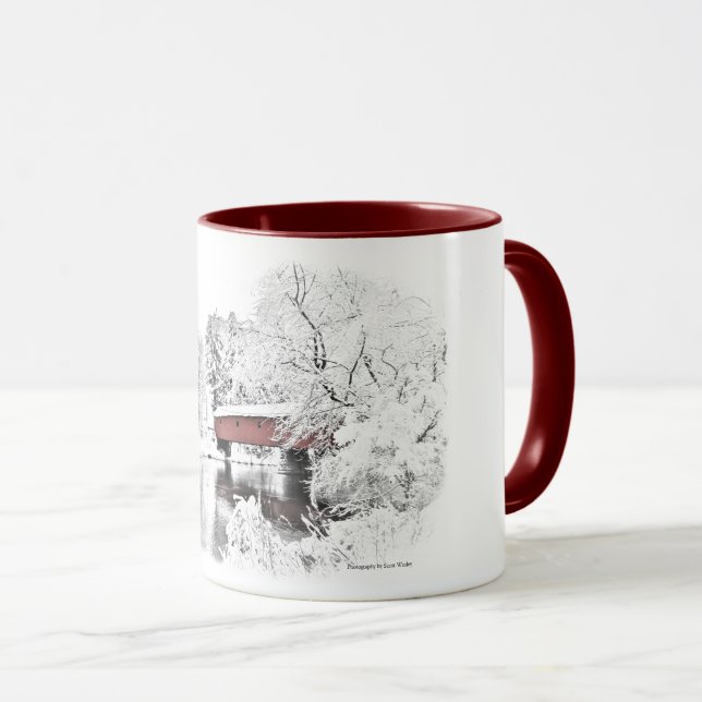 Taza Puente cubierto Swanzey,NH (Anverso derecho)