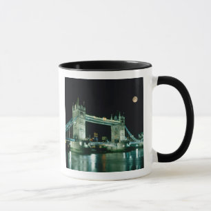 Taza Puente de la Torre de Noche, Londres, Inglaterra