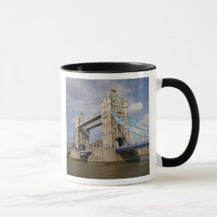 Taza Puente de la Torre y río Támesis, Londres,