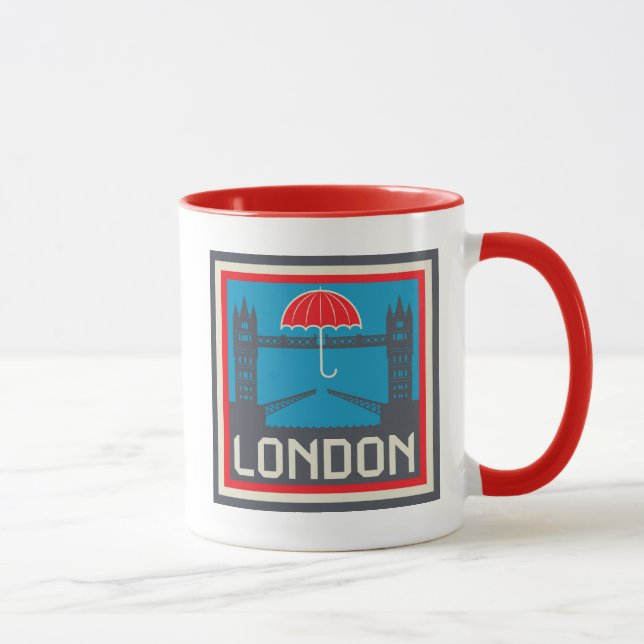 Taza Puente de Londres con el paraguas (Derecha)