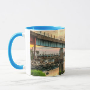 Taza Puente del tren de Rockaway