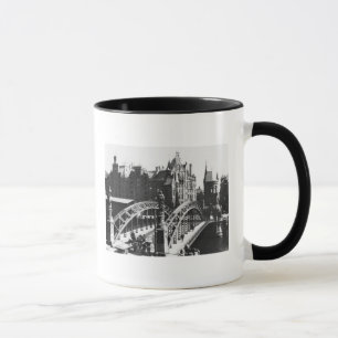 Taza Puente en el Speicherstadt Hamburgo, c.1910