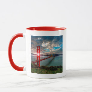 Taza Puente Golden Gate con Sun que brilla a través