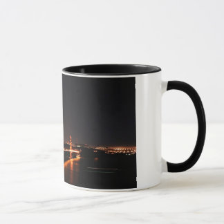 Taza Puente Golden Gate en la noche