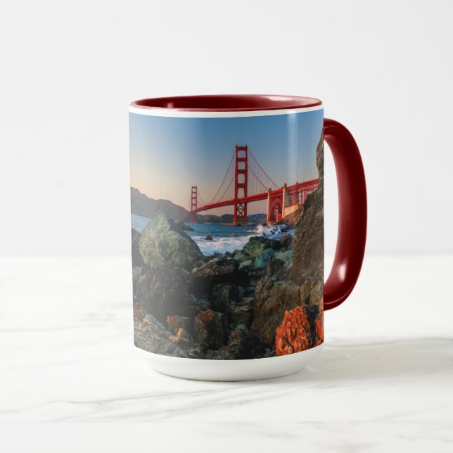 Taza Puente Golden Gate en la oscuridad el | San (Anverso derecho)